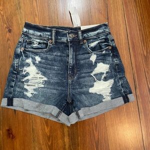 american eagle mom shorts size 0